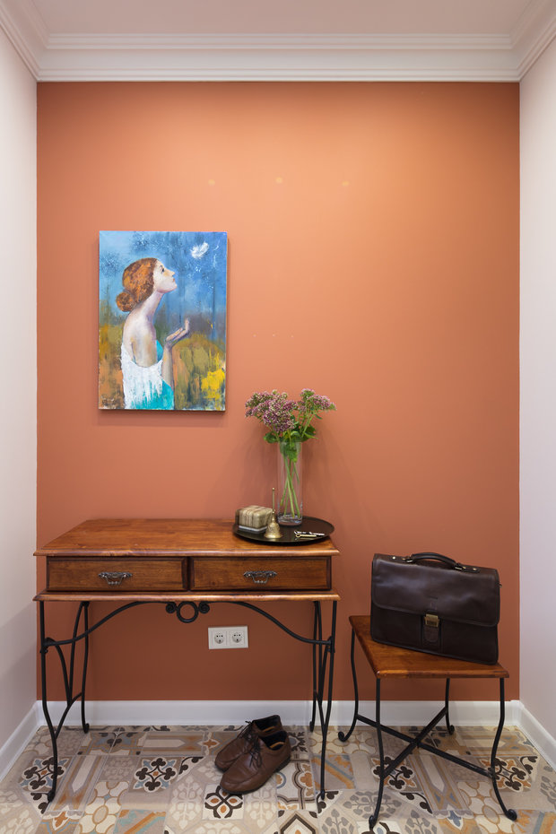 Фотография: Прихожая в стиле Прованс и Кантри, Квартира, Проект недели, Балашиха, Монолитный дом, 2 комнаты, 60-90 метров, Анна Елина – фото на INMYROOM