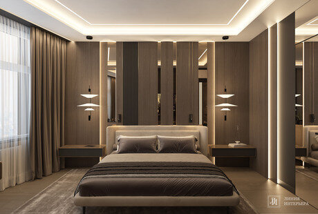 Дизайн квартиры в темных тонах