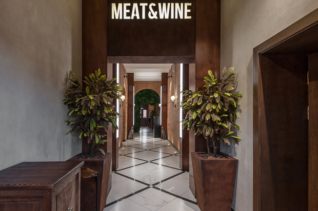 Фото из портфолио Дизайн интерьера ресторана «MEAT & WINE» – фотографии дизайна интерьеров на INMYROOM