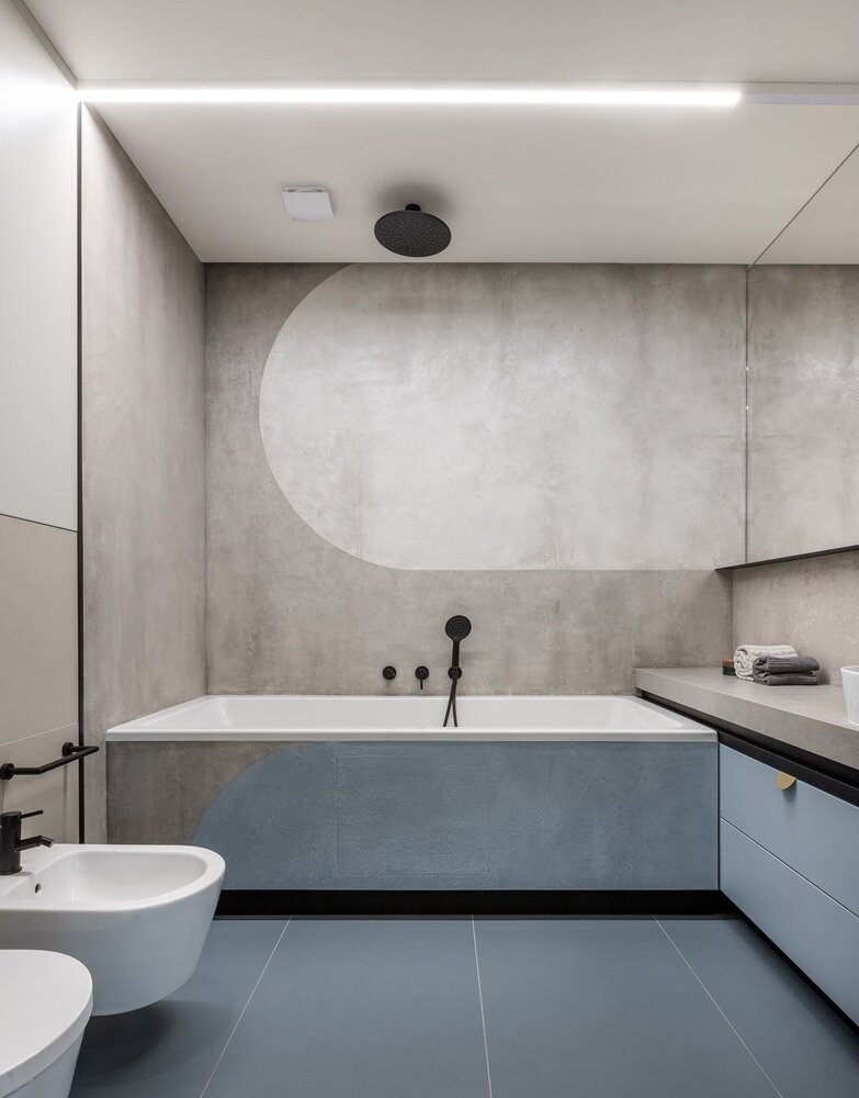 Фотография: Ванная в стиле Современный, Квартира, Минимализм, Проект недели, Минск, 3 комнаты, Более 90 метров, Zrobym architects – фото на INMYROOM Фотография: Ванная в стиле Современный, Квартира, Минимализм, Проект недели, Минск, 3 комнаты, Более 90 метров, Zrobym architects – фото на INMYROOM