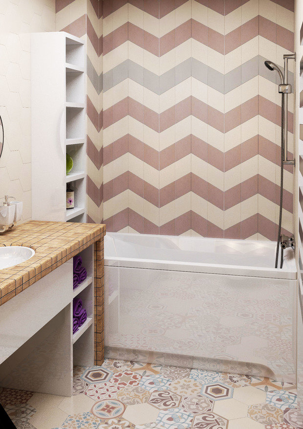 Фото из портфолио Bathrooms – фотографии дизайна интерьеров на INMYROOM