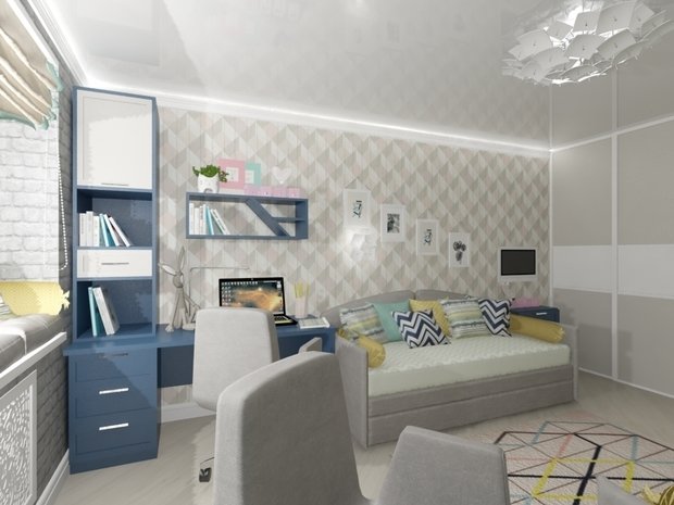 Фото из портфолио Квартира 90 метров – фотографии дизайна интерьеров на INMYROOM