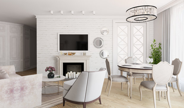 Фото из портфолио Северный остров – фотографии дизайна интерьеров на INMYROOM