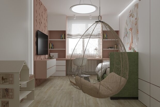 Фото из портфолио Интерьер трёхкомнатной квартиры в ЖК "Арт Квартал" – фотографии дизайна интерьеров на INMYROOM