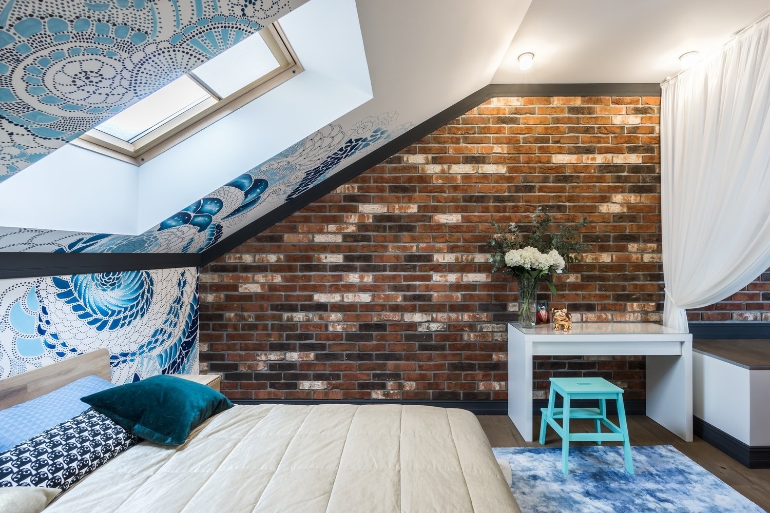 Фотография: Спальня в стиле Современный, Лофт, Дом, Москва, Дом и дача, Илья Насонов, как оформить интерьер в стиле лофт, как оформить дом, Более 90 метров, Бутово – фото на INMYROOM