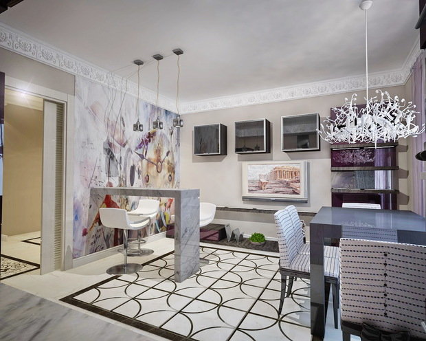 Фото из портфолио Дизайн интерьера квартиры на Васильевском острове – фотографии дизайна интерьеров на INMYROOM