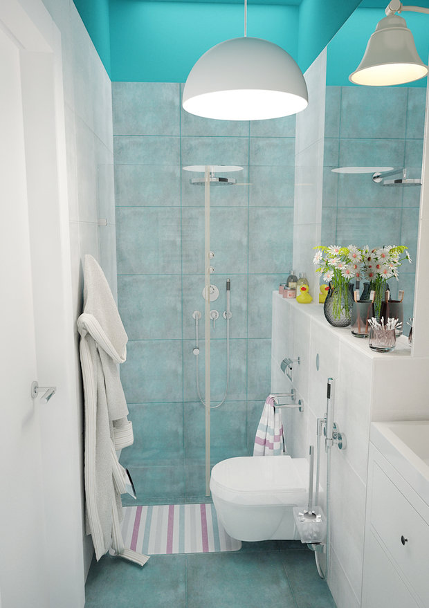 Фотография: Ванная в стиле Скандинавский, Квартира, Дома и квартиры, IKEA, Проект дня – фото на INMYROOM