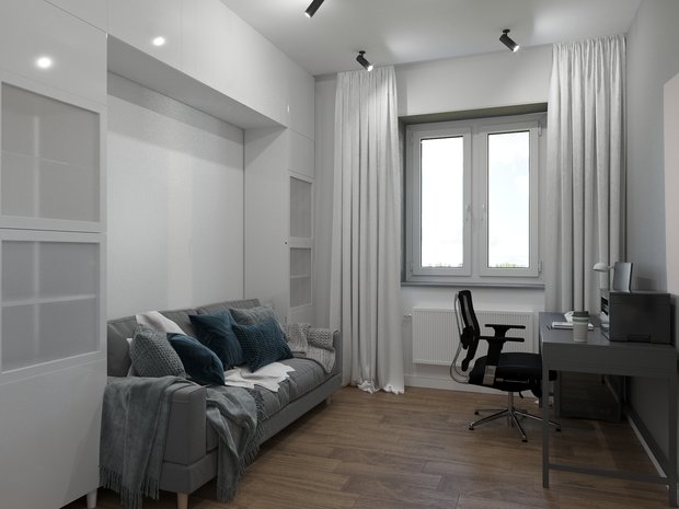Фото из портфолио Кабинет в частном доме – фотографии дизайна интерьеров на INMYROOM