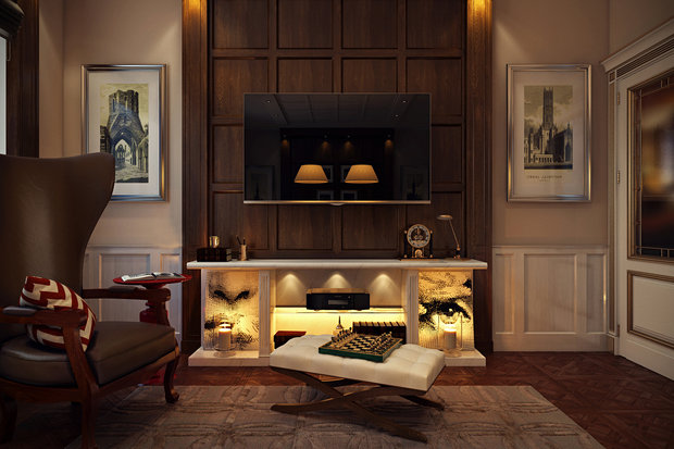 Фото из портфолио Квартира «Парадный стиль», 133 кв.м. – фотографии дизайна интерьеров на INMYROOM