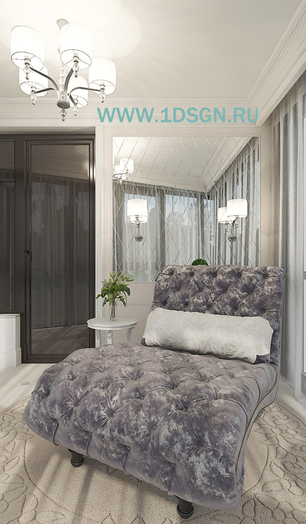 Фото из портфолио Дизайн интерьера Балкон в ЖК "Дыхание" г.Москва – фотографии дизайна интерьеров на INMYROOM