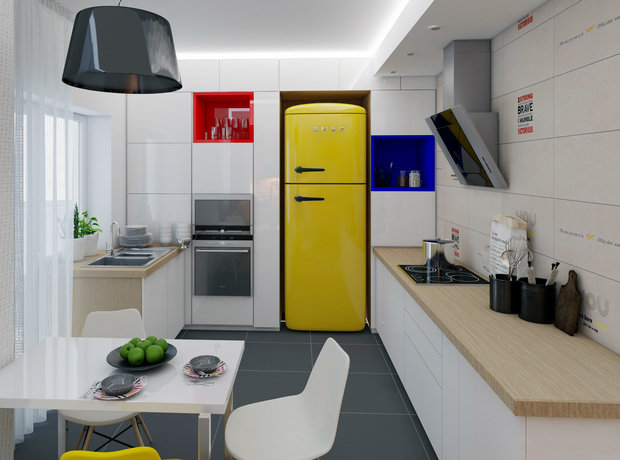 Фото из портфолио Дизайн трехкомнатной квартиры по лондонским мотивам – фотографии дизайна интерьеров на INMYROOM