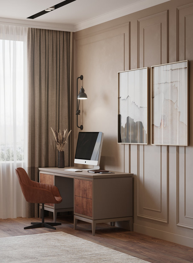 Фото из портфолио ЖК "Нагорный" 79 кв.м. – фотографии дизайна интерьеров на INMYROOM