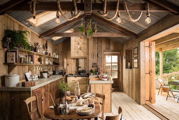 Фото из портфолио Проект дома "FIREFLY": Дерево+Бетон – фотографии дизайна интерьеров на INMYROOM