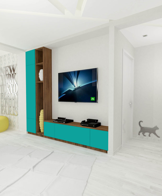 Фото из портфолио Однокомнатная квартира в миниполисе "Каскад" – фотографии дизайна интерьеров на INMYROOM