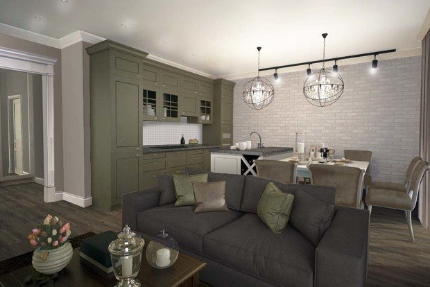 Фото из портфолио Квартира в Подмосковье – фотографии дизайна интерьеров на INMYROOM