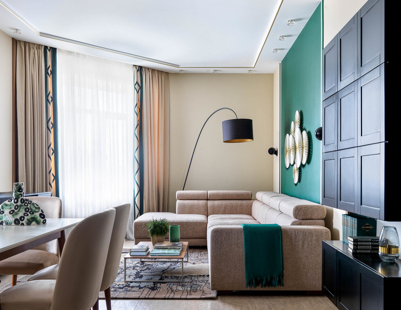 Фотография: Гостиная в стиле Современный, Эклектика, Квартира, Белый, Проект недели, Москва, Зеленый, Бежевый, Розовый, Бирюзовый, Коричневый, Монолитный дом, 3 комнаты, Более 90 метров, Н-Куб, Николай Николаев – фото на INMYROOM Фотография: Гостиная в стиле Современный, Эклектика, Квартира, Белый, Проект недели, Москва, Зеленый, Бежевый, Розовый, Бирюзовый, Коричневый, Монолитный дом, 3 комнаты, Более 90 метров, Н-Куб, Николай Николаев – фото на INMYROOM