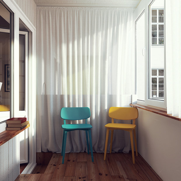 Фото из портфолио Балконы – фотографии дизайна интерьеров на INMYROOM