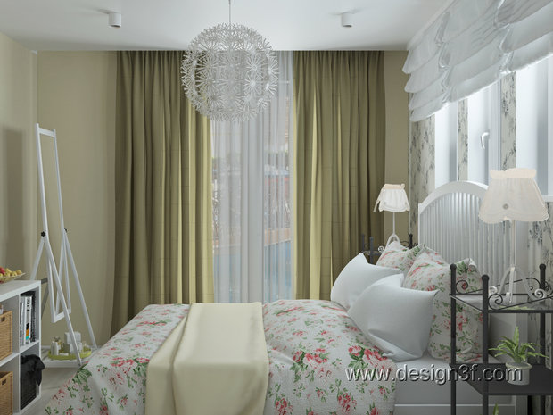 Фото из портфолио Спальня в стиле Икеа – фотографии дизайна интерьеров на InMyRoom.ru