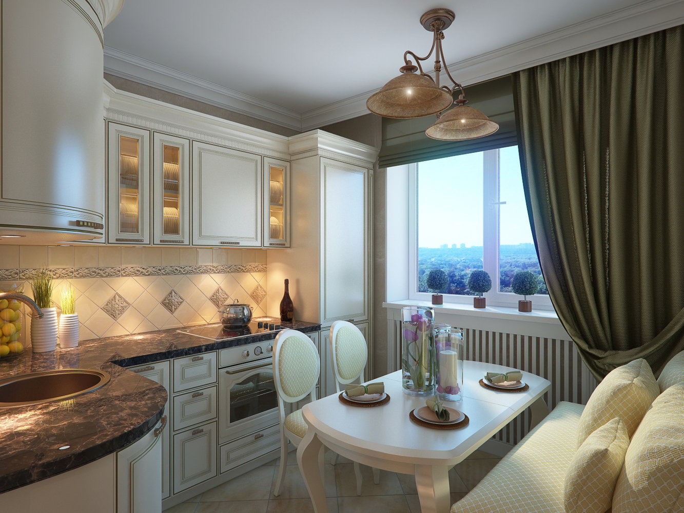 Фотография: Кухня и столовая в стиле Классический, Квартира, Harlequin, Декор, Мебель и свет, Белый, Проект недели, Москва, Бежевый, Серый, Коричневый, Villeroy & Boch, Ceracasa CERAMICA, Бакаут, San Marco, Tarkett, Fresco, Maytoni, Loymina, leloft, Kuchenberg, Adex, Лидия Большакова, NW-Interior, классика в панельном доме – фото на INMYROOM Фотография: Кухня и столовая в стиле Классический, Квартира, Harlequin, Декор, Мебель и свет, Белый, Проект недели, Москва, Бежевый, Серый, Коричневый, Villeroy & Boch, Ceracasa CERAMICA, Бакаут, San Marco, Tarkett, Fresco, Maytoni, Loymina, leloft, Kuchenberg, Adex, Лидия Большакова, NW-Interior, классика в панельном доме – фото на INMYROOM