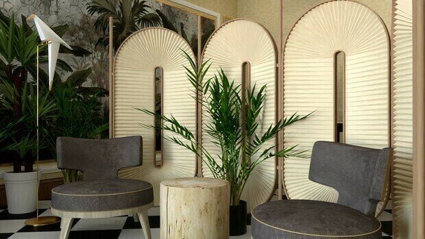 Фото из портфолио Офисное помещение 800 кв.м, г.Москва, вариант в стиле ар-деко – фотографии дизайна интерьеров на INMYROOM