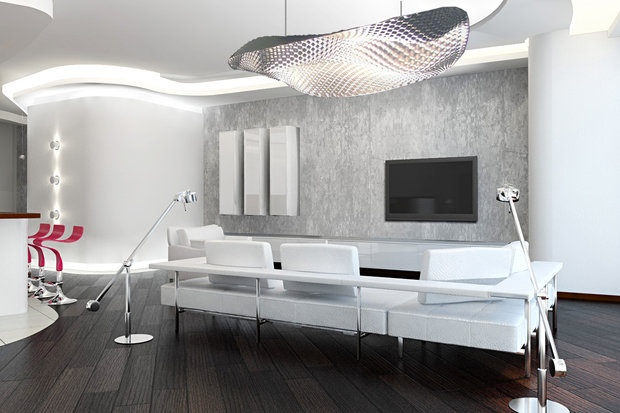 Фото из портфолио Белый минимализм – фотографии дизайна интерьеров на INMYROOM