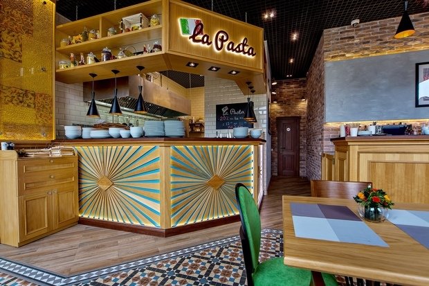 Фото из портфолио Реализованный дизайн-проект кафе "La Pasta" – фотографии дизайна интерьеров на INMYROOM
