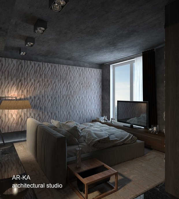 Фото из портфолио LUX Лофт на Мосфильмовской – фотографии дизайна интерьеров на InMyRoom.ru