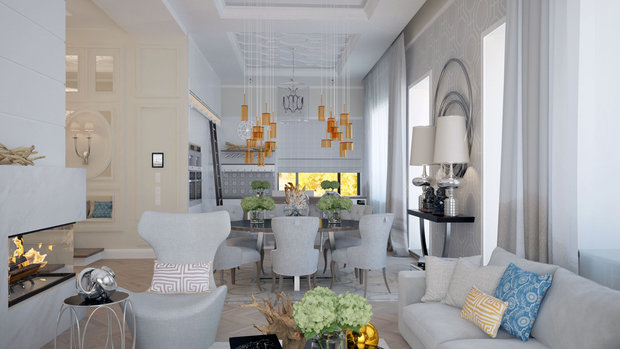 Фото из портфолио Загородный дом Wright-Park 9 – фотографии дизайна интерьеров на INMYROOM