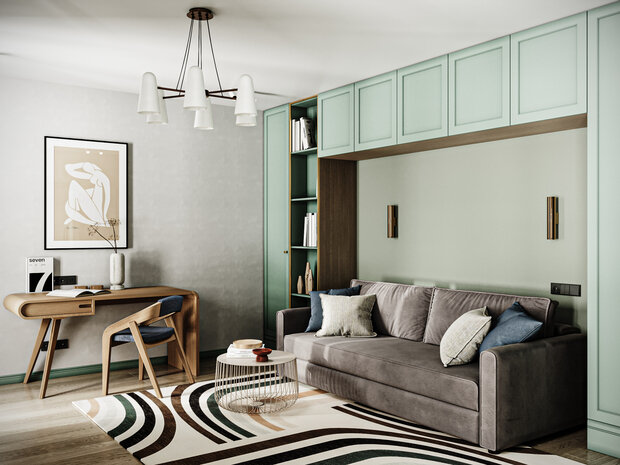 Фото из портфолио Яркая квартира  – фотографии дизайна интерьеров на INMYROOM