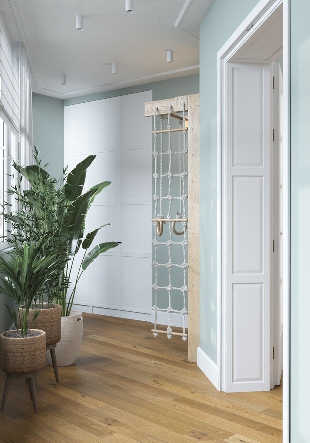 Фотография: Балкон в стиле Современный, Скандинавский, Квартира, Проект недели, 2 комнаты, 60-90 метров, Марина Меренкова, Пушкино – фото на INMYROOM