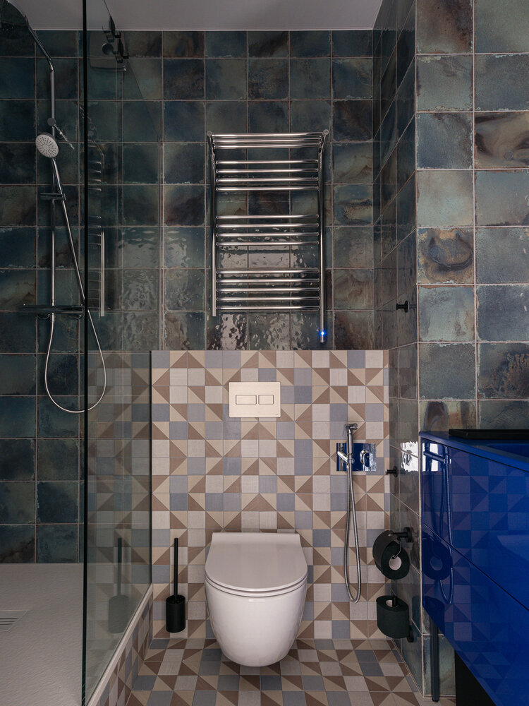 Фотография: Ванная в стиле Современный, Квартира, Проект дня, Новосибирск, Сталинка, Кирпичный дом, 2 комнаты, 40-60 метров, Татьяна Лейтан, Винтажный, Leytan Design – фото на INMYROOM Фотография: Ванная в стиле Современный, Квартира, Проект дня, Новосибирск, Сталинка, Кирпичный дом, 2 комнаты, 40-60 метров, Татьяна Лейтан, Винтажный, Leytan Design – фото на INMYROOM