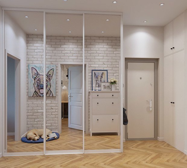 Фото из портфолио Небольшая квартира в силе Лофт+Скандинавский  – фотографии дизайна интерьеров на INMYROOM