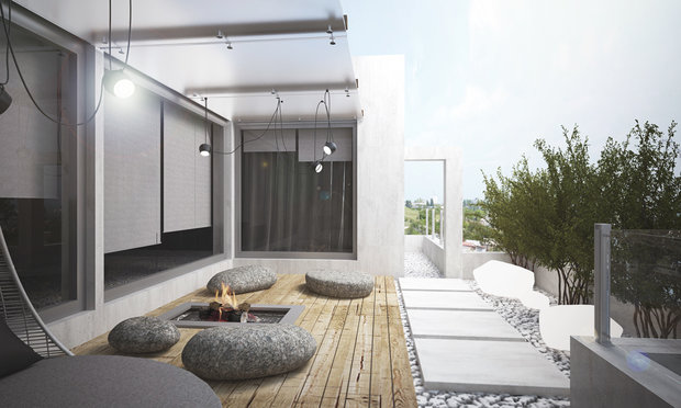 Фото из портфолио Дерево и цемент – фотографии дизайна интерьеров на INMYROOM