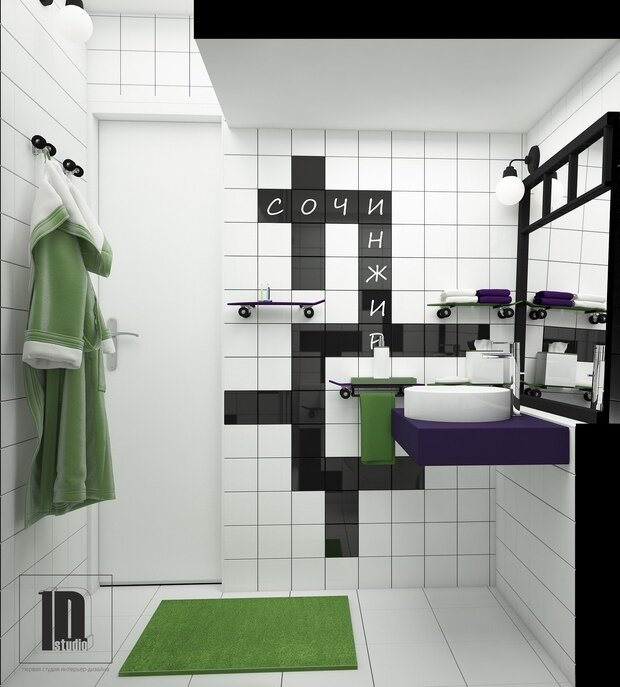 Фото из портфолио Хостел "Инжир" – фотографии дизайна интерьеров на INMYROOM
