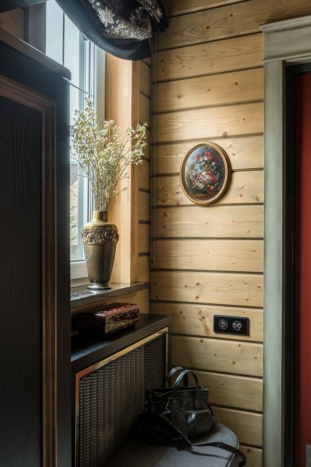 Фотография: Прихожая в стиле Прованс и Кантри, Современный, Эклектика, Дом, Проект дня, Дом и дача, Московская область, 3 комнаты, Более 90 метров, Индивидуальный проект, Винтажный, Ольга Айсина – фото на INMYROOM