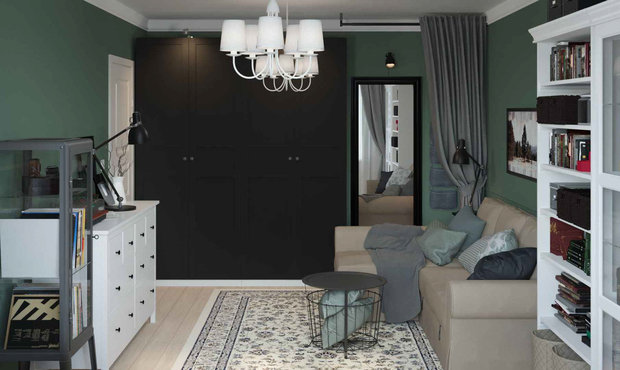 Фотография: Гостиная в стиле Скандинавский, Советы, КОПЭ, Мила Колпакова, ИКЕА, КОПЭ-85 – фото на INMYROOM