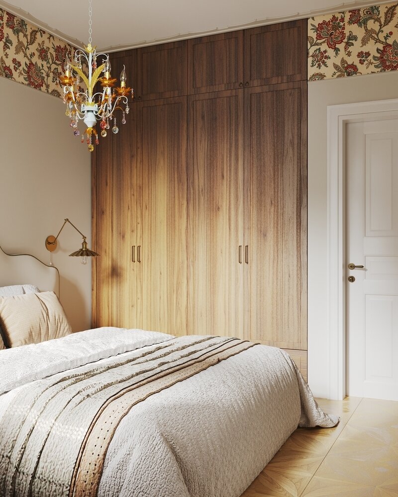 Фото из портфолио Квартира с ретро вайбом и казахскими мотивами – фотографии дизайна интерьеров на INMYROOM Фото из портфолио Квартира с ретро вайбом и казахскими мотивами – фотографии дизайна интерьеров на INMYROOM