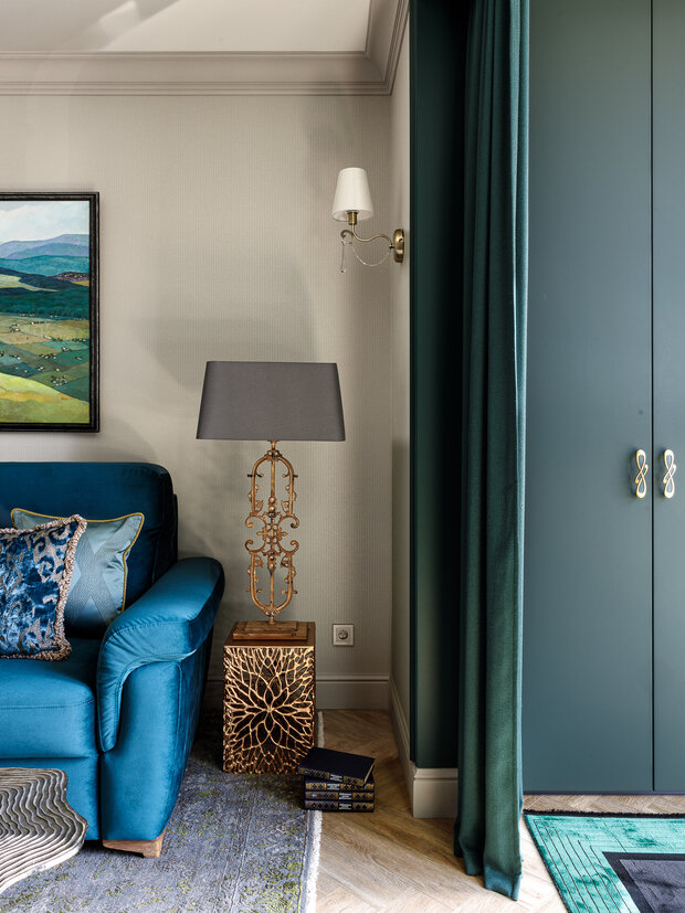 Фотография: Гостиная в стиле Современный, Эклектика, Квартира, Проект дня, 2 комнаты, 60-90 метров, Уфа, Лилия Усманова – фото на INMYROOM