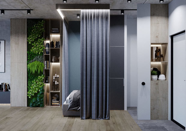 Фото из портфолио Grey Loft в ЖК "Сердце Столицы" – фотографии дизайна интерьеров на INMYROOM
