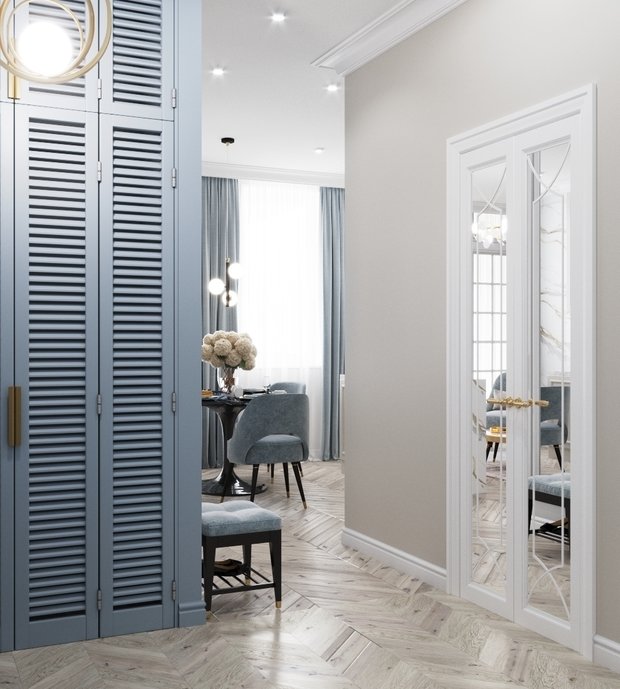 Фото из портфолио Незабудковый цвет – фотографии дизайна интерьеров на INMYROOM