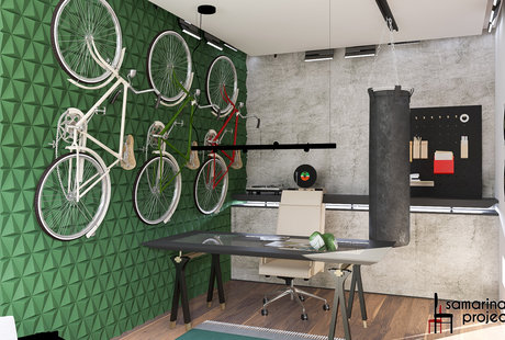  Интерьер с мужским характером