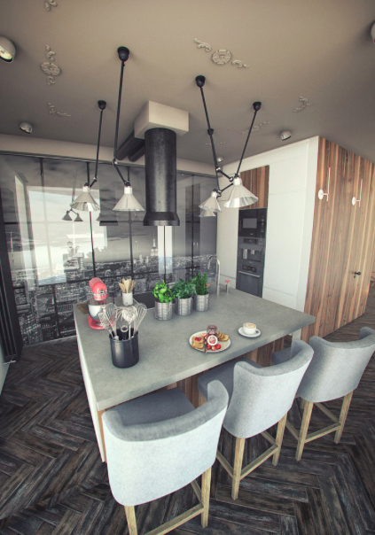 Фотография: Кухня и столовая в стиле Лофт, Эко, Современный, Эклектика, Квартира, Россия, Планировки, Аксессуары, Artemide, Axo Light, Eichholtz, Miele, Мебель и свет, Белый, Перепланировка, Зеленый, Бежевый, Желтый, Синий, Коричневый, Санкт-Петербург, ИКЕА, FLOS, Derufa, Artflex, Lottocento, Макс Жуков, ToTaste – фото на INMYROOM Фотография: Кухня и столовая в стиле Лофт, Эко, Современный, Эклектика, Квартира, Россия, Планировки, Аксессуары, Artemide, Axo Light, Eichholtz, Miele, Мебель и свет, Белый, Перепланировка, Зеленый, Бежевый, Желтый, Синий, Коричневый, Санкт-Петербург, ИКЕА, FLOS, Derufa, Artflex, Lottocento, Макс Жуков, ToTaste – фото на INMYROOM