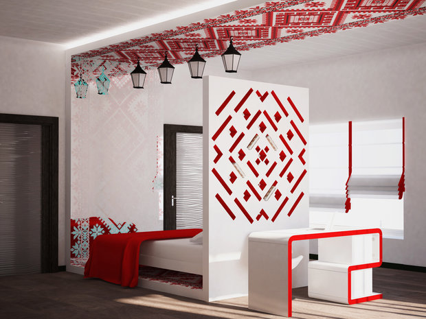 Фото из портфолио Вышиванка – фотографии дизайна интерьеров на INMYROOM