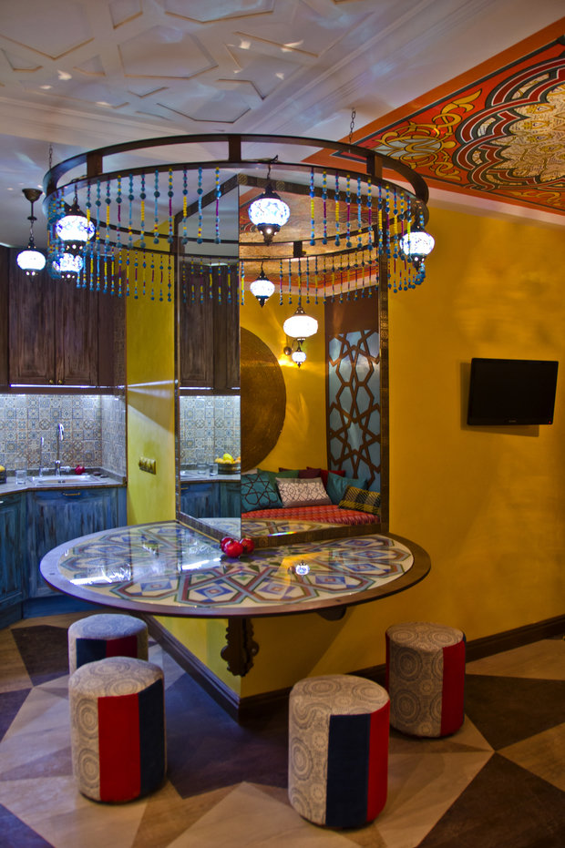 Фотография: Кухня и столовая в стиле Восточный, Интерьер комнат, Проект недели, Марокканский – фото на INMYROOM