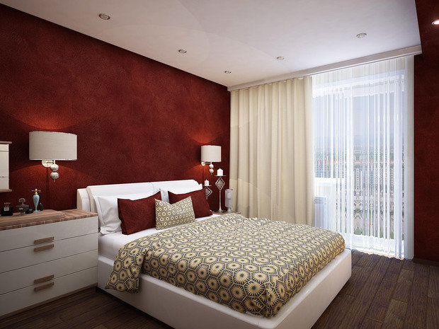 Фото из портфолио Спальня.3-к квартира по ул.Шамшурина – фотографии дизайна интерьеров на INMYROOM