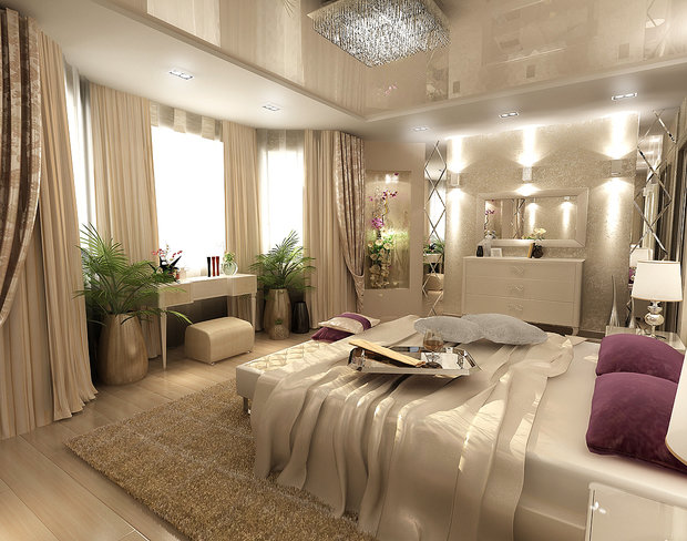 Фото из портфолио Светлая спальня в классическом стиле – фотографии дизайна интерьеров на INMYROOM