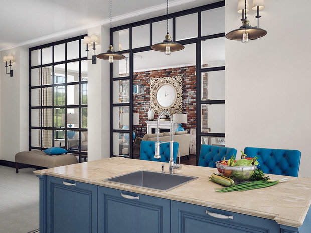 Фото из портфолио Загородный дом в Химках. – фотографии дизайна интерьеров на INMYROOM