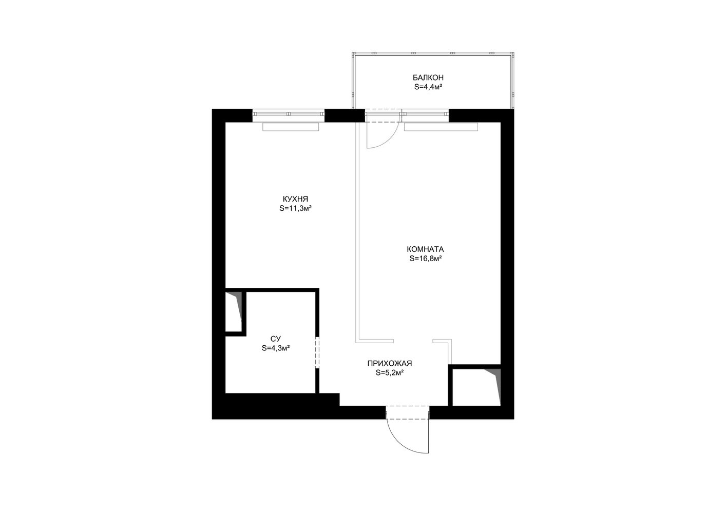 Фотография: Планировки в стиле , Современный, Малогабаритная квартира, Квартира, Студия, Проект недели, Красногорск, до 40 метров, Ольга Бойцова – фото на INMYROOM Фотография: Планировки в стиле , Современный, Малогабаритная квартира, Квартира, Студия, Проект недели, Красногорск, до 40 метров, Ольга Бойцова – фото на INMYROOM