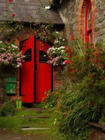 Фотография: Ландшафт в стиле , Декор интерьера, Дом, Декор дома, Двери – фото на INMYROOM