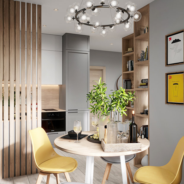 Фото из портфолио Студия 30м2 под сдачу – фотографии дизайна интерьеров на INMYROOM